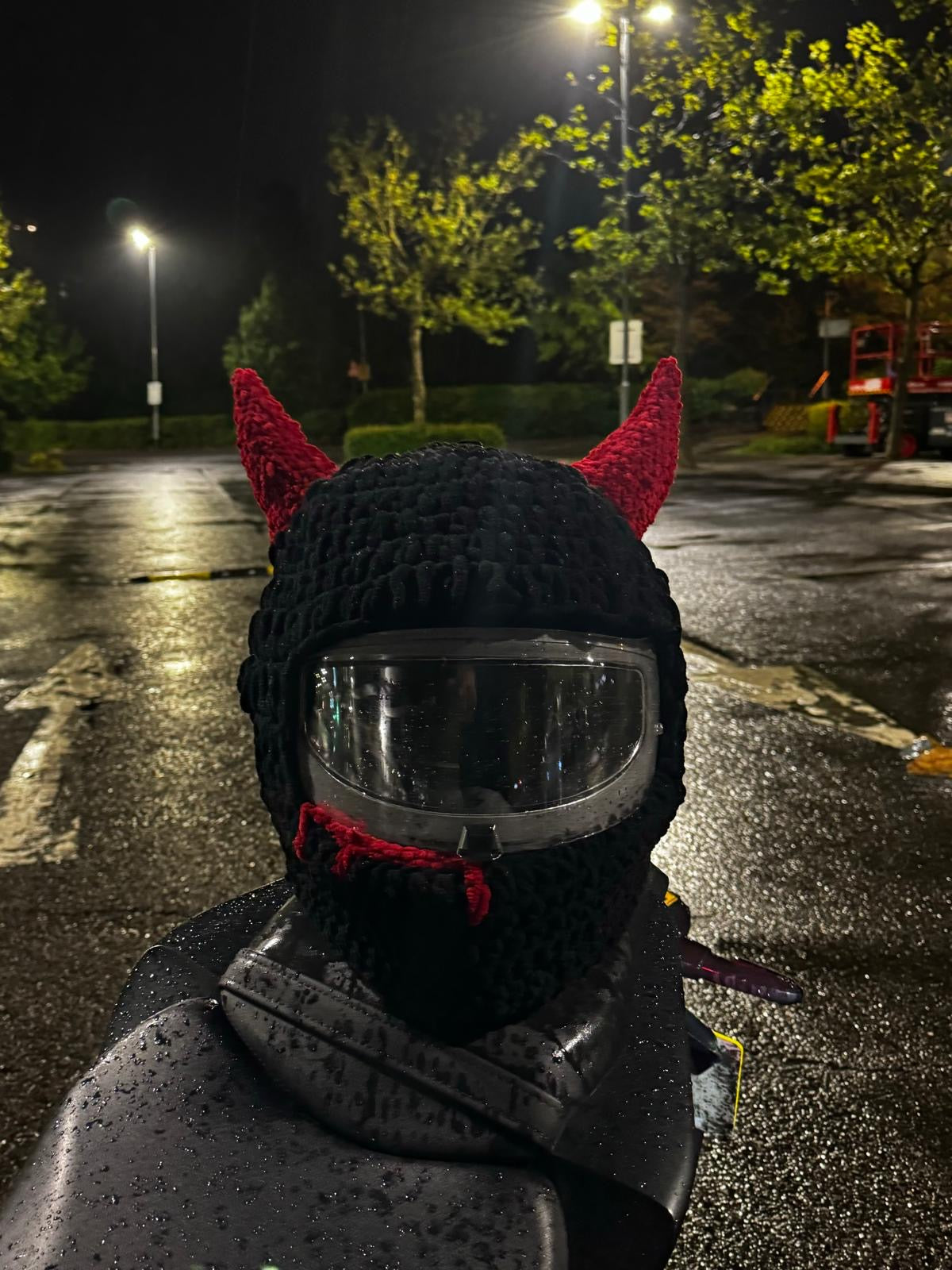 the devlish helmet cover
