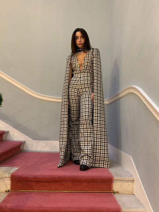 The Ace jumpsuit and cape