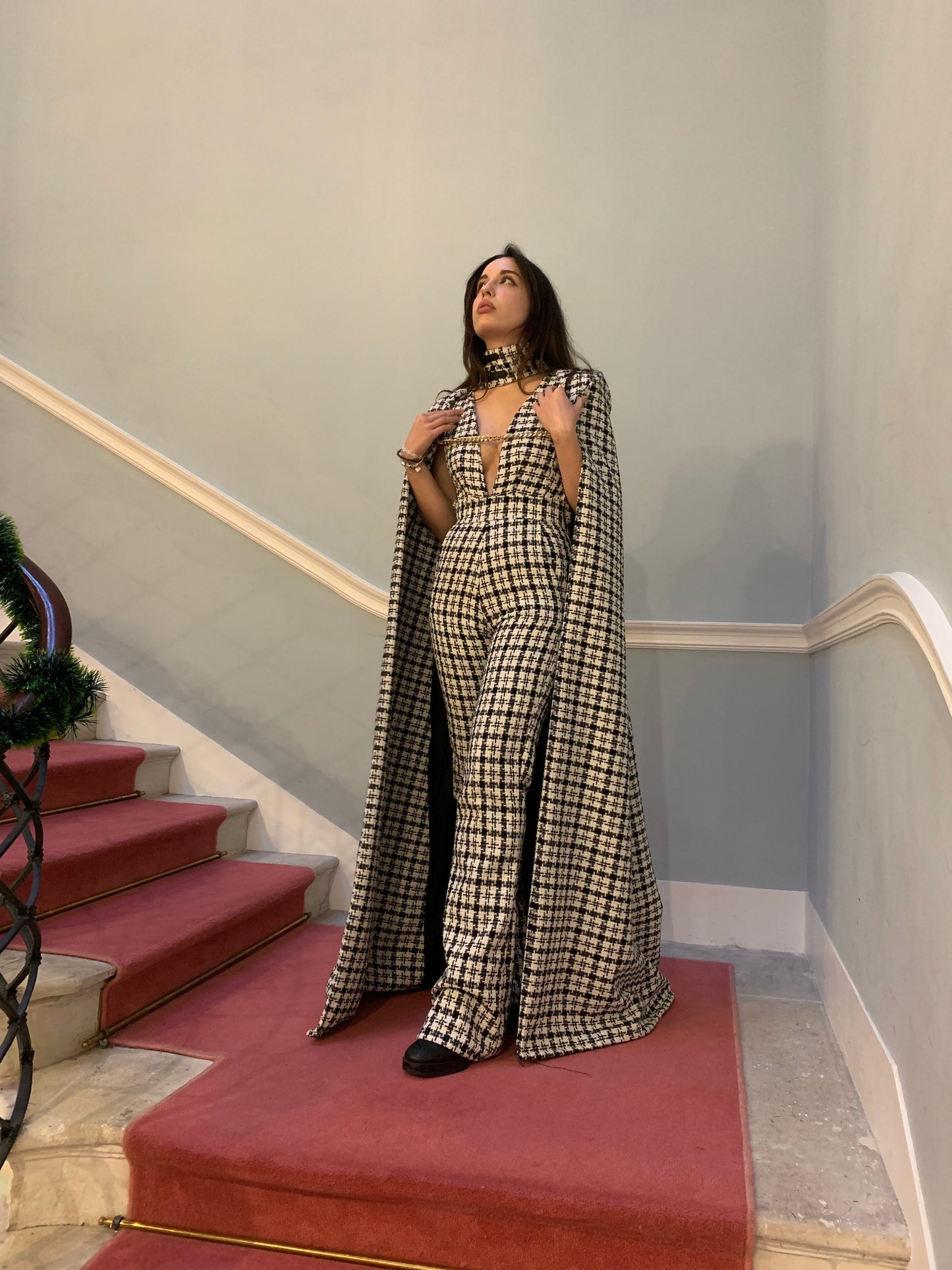 The Ace jumpsuit and cape